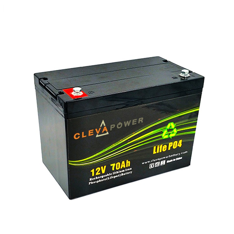Long Lifespan Lifepo4 12V 70Ah Lithium Ion Car Battery For Electric Vehicles