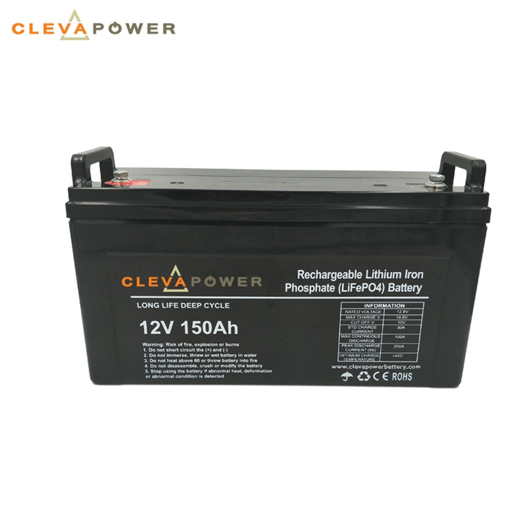 Factory Price Li Ion Lifepo4 12V 150Ah Deep Cycle Lithium Ion Battery For Rv Golf Car and Solar China