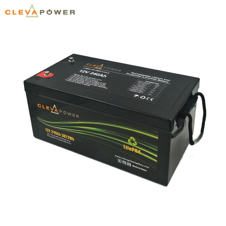 Custom Factory Customized Lithium Ion 12V 240Ah Lifepo4 Battery 240 Ah with Bms Protection