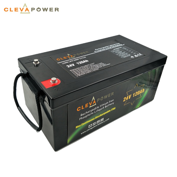 Factory Price Portable Lithium Ion Lifepo4 24V 120Ah Battery Pack with BMS