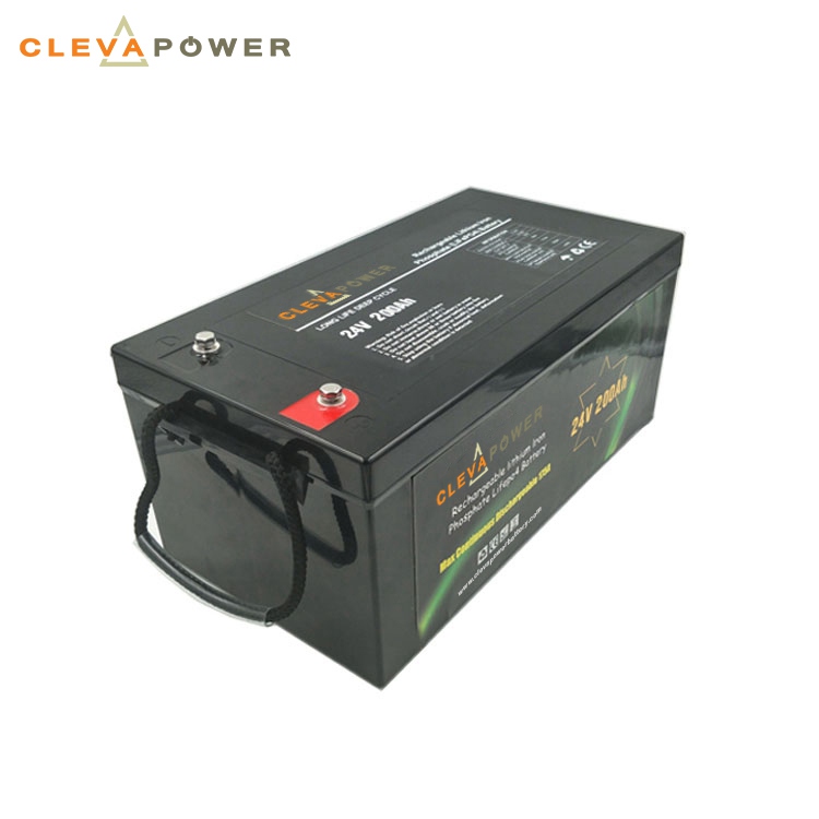 Deep Cycle Solar Lithium Ion 24V 200Ah Lifepo4 Battery Pack For Power and Solar Storage.
