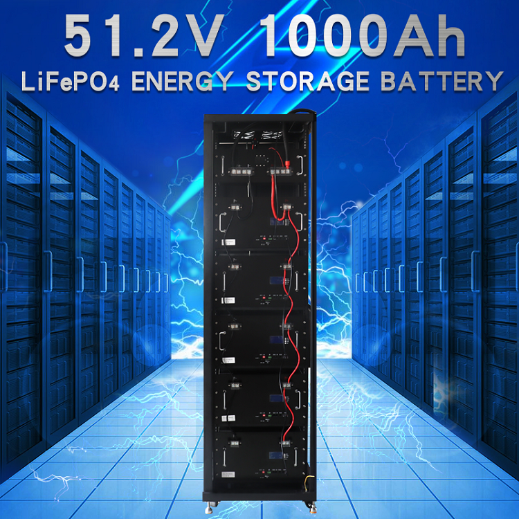 51.2V 1000Ah LFP battery for telecom UPS solar energy storage 48V 1000Ah