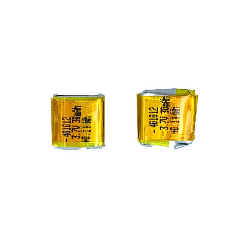 TWS Battery Earphone Smallest Lipo Battery 401012 3.7V 30mAh Lithium Polymer Battery For Headset