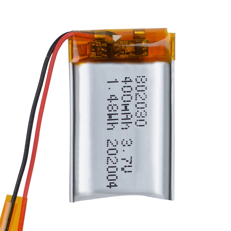 Custom Batterie Lipo Cinesi 1.48wh Li Polymer Lipo Battery 3.7v 400mAh